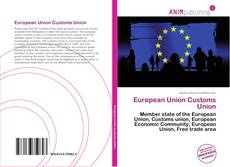 Capa do livro de European Union Customs Union 