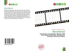 Portada del libro de Boris Barnet