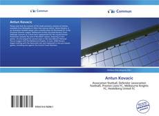 Capa do livro de Antun Kovacic 