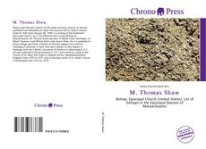 Portada del libro de M. Thomas Shaw