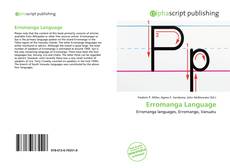 Erromanga Language kitap kapağı