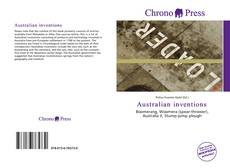 Portada del libro de Australian inventions