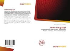 Borítókép a  Dime Language - hoz