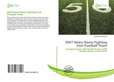 Bookcover of 2007 Notre Dame Fighting Irish Football Team