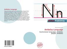 Ambelau Language kitap kapağı