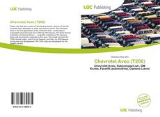 Portada del libro de Chevrolet Aveo (T200)