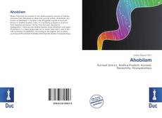 Capa do livro de Ahobilam 