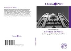 Capa do livro de Herodion of Patras 