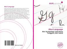 Capa do livro de Abui Language 