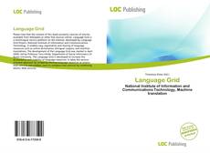 Capa do livro de Language Grid 