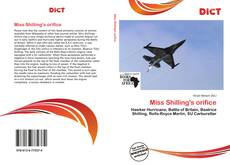 Capa do livro de Miss Shilling's orifice 