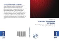 Buchcover von Carolina Algonquian Language