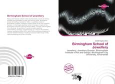 Bookcover of Birmingham School of Jewellery