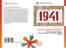 Capa do livro de Army Detachment Steiner 