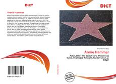 Bookcover of Armie Hammer