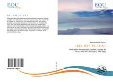 Bookcover of HAL HJT 39 / CAT