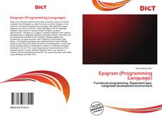 Bookcover of Epigram (Programming Language)