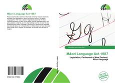 Māori Language Act 1987的封面