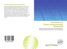 Bookcover of Linear programming relaxation