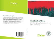 Capa do livro de First Battle of Brega 