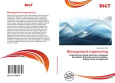 Management engineering的封面