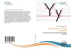 Capa do livro de Languages of New Zealand 