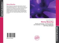 Bookcover of Henry Beaufoy