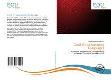 Capa do livro de Cool (Programming Language) 