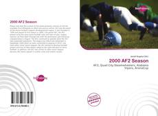 Capa do livro de 2000 AF2 Season 