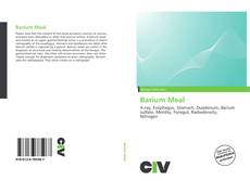 Portada del libro de Barium Meal