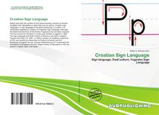 Copertina di Croatian Sign Language