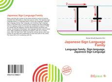 Japanese Sign Language Family的封面