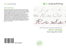 Bookcover of Mirror Writing