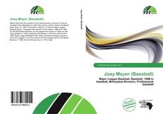 Buchcover von Joey Meyer (Baseball)