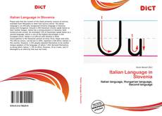 Bookcover of Italian Language in Slovenia