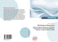 Buchcover von Blackstone Memorial