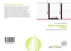 Italian Language in Croatia kitap kapağı