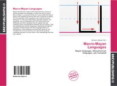 Copertina di Macro-Mayan Languages