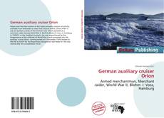 Portada del libro de German auxiliary cruiser Orion