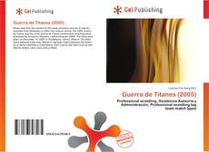 Buchcover von Guerra de Titanes (2005)