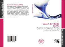 Buchcover von Guerra de Titanes (2008)