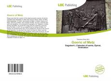 Capa do livro de Goeric of Metz 