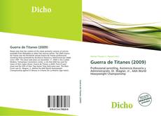 Portada del libro de Guerra de Titanes (2009)