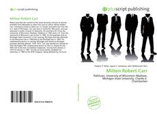 Milton Robert Carr kitap kapağı