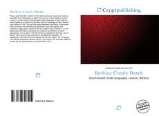 Berbice Creole Dutch kitap kapağı