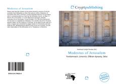 Bookcover of Modestus of Jerusalem