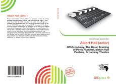 Portada del libro de Albert Hall (actor)