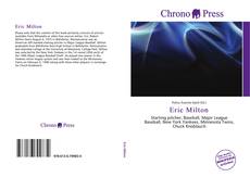 Portada del libro de Eric Milton