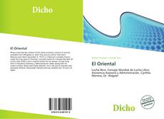 Portada del libro de El Oriental