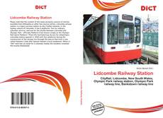 Lidcombe Railway Station的封面